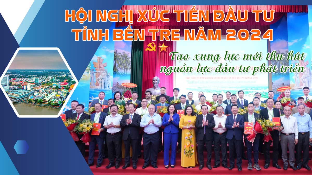 Huy Anh INT tham dự Hội nghị xúc tiến đầu tư tỉnh Bến Tre năm 2024
